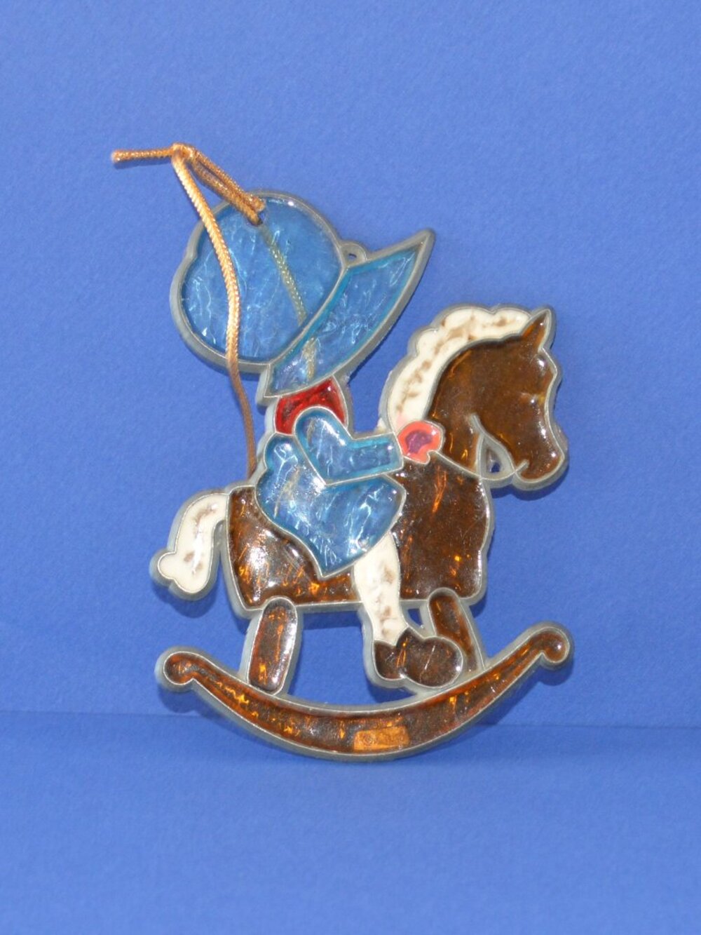 Stained Glass/Suncatcher-Girl on Horse